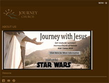 Tablet Screenshot of journeychurchhome.org